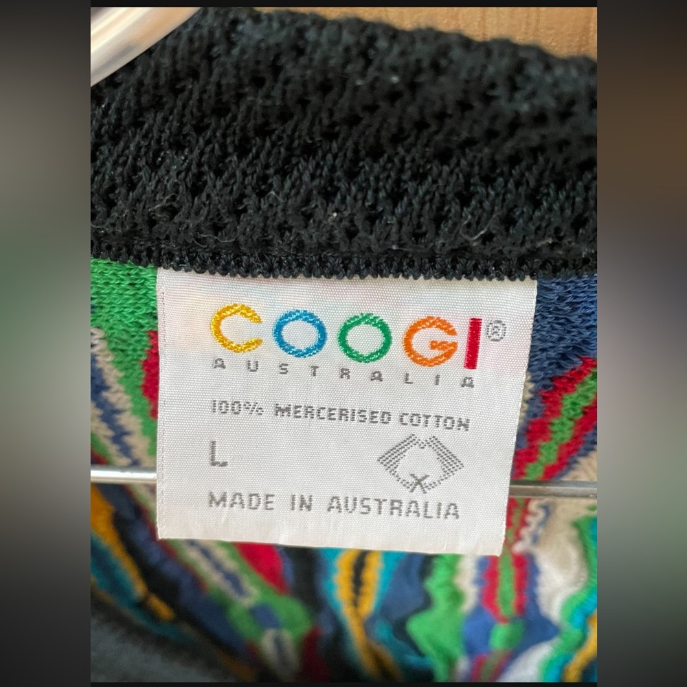 COOGI AUSTRALIA Cotton multicolored v-neck sweater - Picture 6 of 6